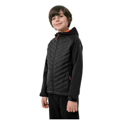 Fiú túra softshell kabát 4F JUNIOR BOYS SOFTSHELL JSFM002-20S-DEEP BLACK