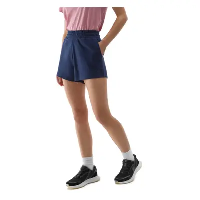 Női tréningruha rövidnadrág 4F SHORTS CAS-4FWSS24TSHOF286-31S-NAVY