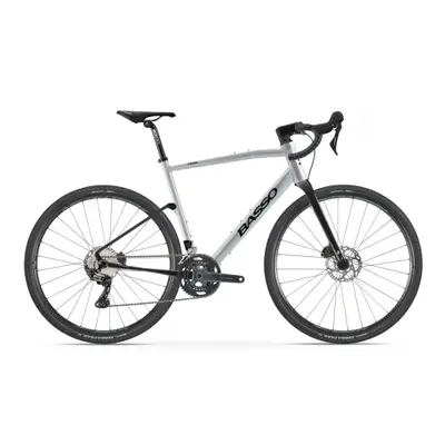 Gravel bicykel BASSO Tera, silver, Shimano GRX 600, Microtech MX25