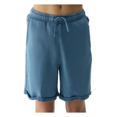 Fiú tréningruha rövidnadrág 4F JUNIOR SHORTS CAS-4FJWSS24TSHOM279-32S-DENIM