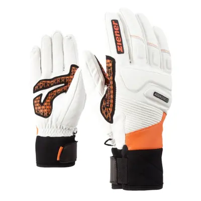 Lányok síkesztyű ZIENER GISOR AS(R) glove ski alpine, poison orange