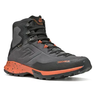 Férfi bokatúra teljes bőrcipő TECNICA Forge Hike MID GTX Ms, dark grey icon orange