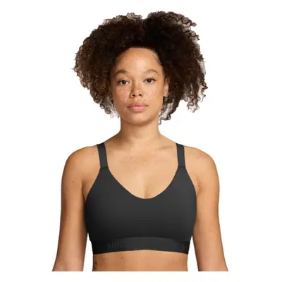 Női edző sportmelltartó NIKE W NK DF INDY MED SPT BRA-FD1065-010-black