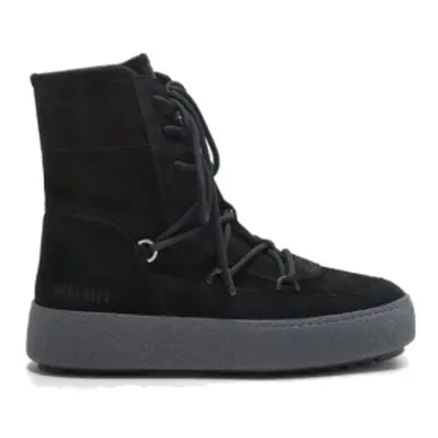 Pánske vysoké zimné topánky MOON BOOT MTRACK LACE SUEDE, 003 black