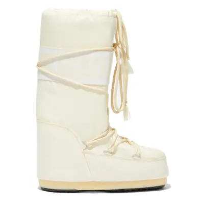 Női magas téli csizma MOON BOOT MB ICON NYLON L002 CREAM