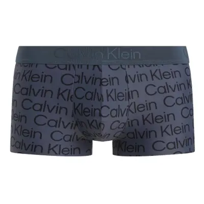 Férfi boxerek CALVIN KLEIN 1 PACK-LOW RISE TRUNK-MESH LOGO_INK