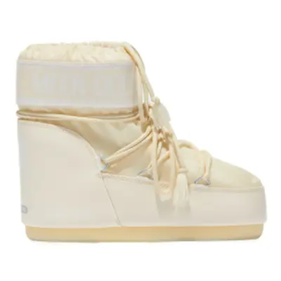 Női téli bokacsizma MOON BOOT ICON LOW NYLON, 006 cream