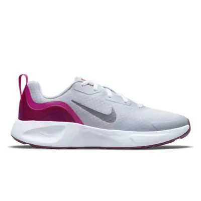 Junior szabadidős lábbelik NIKE WearAllDay pure platinum smoke grey pink prime