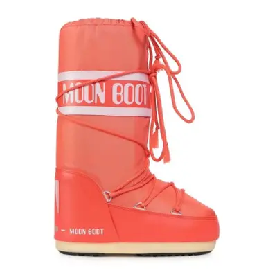 Női magas téli csizma MOON BOOT Icon Nylon coral