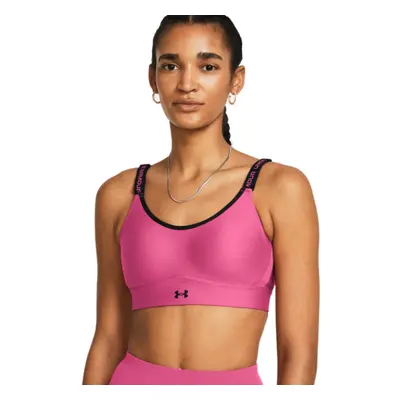 Női edző sportmelltartó UNDER ARMOUR UA Infinity Mid Bra-PNK