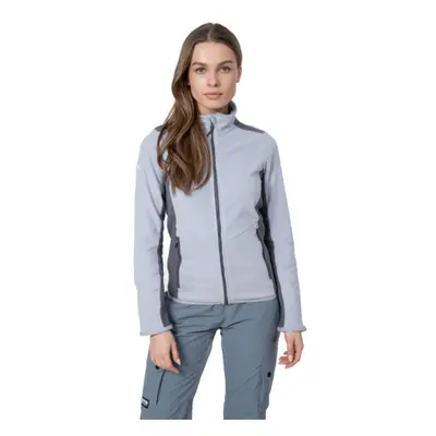 Női túra polár pulóver cipzárral 4F WOMENS FLEECE PLD014-34S-LIGHT BLUE