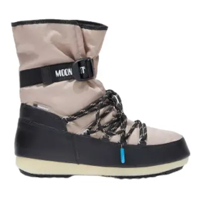 Lányok téli bokacsizma MOON BOOT LOOP NYLON, 002 sand