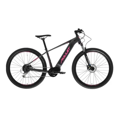 Női elektromos mountain bike AMULET (II. Quality) 29 eRival 4.0 SH, black matt pink