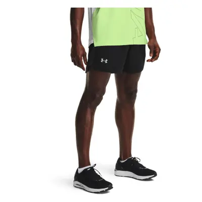 Férfi futónadrág UNDER ARMOUR UA LAUNCH 5 inch SHORT-BLK