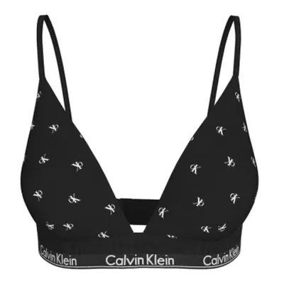 Női melltartó CALVIN KLEIN 1 PACK-LL TRIANGLE-DIAMOND LOGO_BLACK