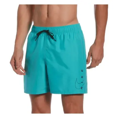 Férfi fürdőruha NIKE SWIM Swoosh Break 5 inch-339-Washed teal