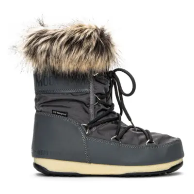 Gyermek magas téli csizma MOON BOOT MONACO LOW WP 2, 006 castlerock