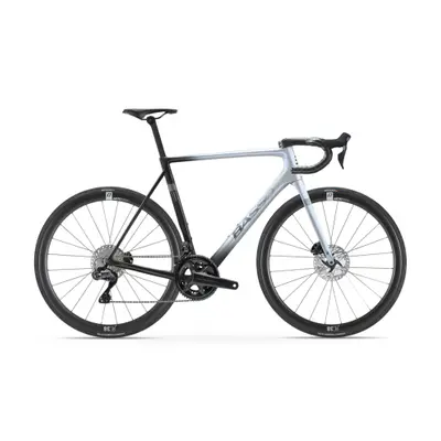 Országúti kerékpár BASSO Diamante disc, fade opal white, Shimano Ultegra Di2