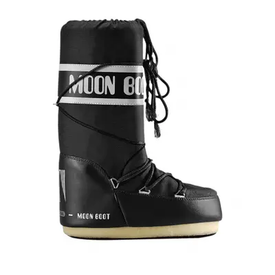 Dámske vysoké zimné topánky MOON BOOT ICON NYLON, 001 black