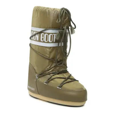 Detské vysoké zimné topánky MOON BOOT ICON NYLON, 083 khaki