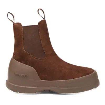 Magas téli csizma MOON BOOT MB LUNA CHELSEA SUEDE -M004 BROWN