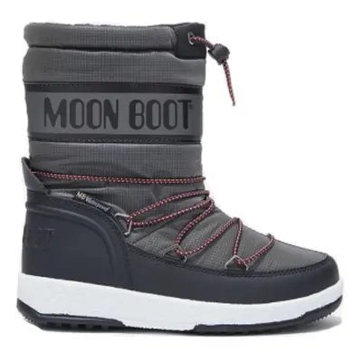 Fiúk magas téli csizma MOON BOOT Boy Sport K black castlerock