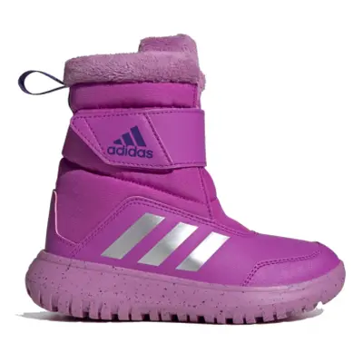 Lányok magas téli csizma ADIDAS Winterplay purple burst silver metalic preloved purple