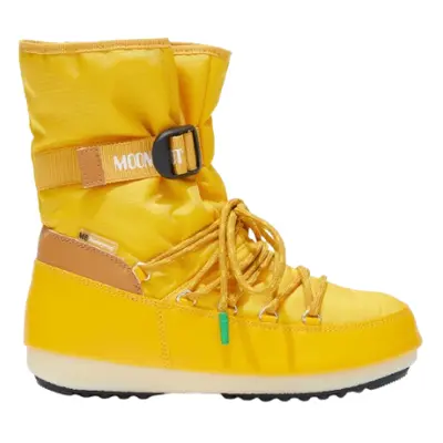 Lányok téli bokacsizma MOON BOOT LOOP NYLON, 003 yellow