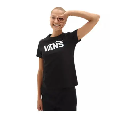 Rövid ujjú női póló VANS WM FLYING V CREW TEE Black