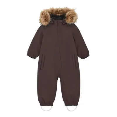 Detský zimný overal COLOR KIDS Coverall W. Fake Fur-741590.6547-Raisin