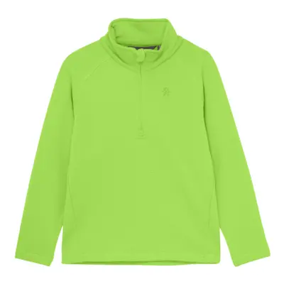 Gyermek sípolár kabát COLOR KIDS Fleece Pulli - Stretch-2144-Green Gecko