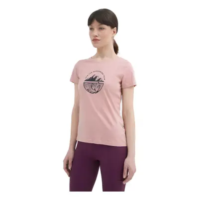 Női rövid ujjú turista póló 4F TSHIRT F348-56S-LIGHT PINK