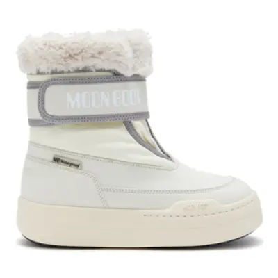 Junior magas téli csizma MOON BOOT MB JR PARK STRAP-L002 CREAM