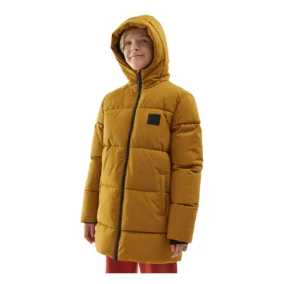 Fiú kabát 4F JUNIOR DOWN JACKET-JAW23TDJAM275-82S-LIGHT BROWN