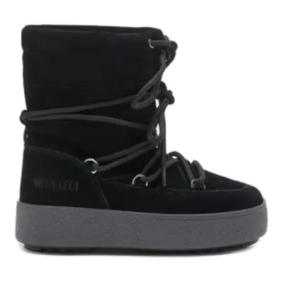 Lányok téli bokacsizma MOON BOOT JTRACK SUEDE, 003 black