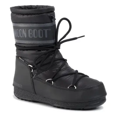 Női téli bokacsizma MOON BOOT MID NYLON, 001 black