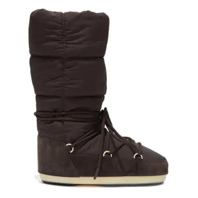 Magas téli csizma MOON BOOT Icon Soft dark brown