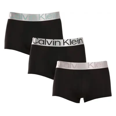 Férfi boxerek CALVIN KLEIN 3 PACK-LOW RISE TRUNK-B- BLACK, ZONI BEACH, ASH LGS