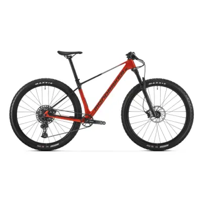 Mountain bike MONDRAKER Chrono Carbon 29, flame red vortex grey racing silver