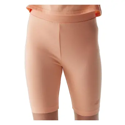 Lány tréningruha rövidnadrág 4F JUNIOR TIGHTS-4FJWSS24TTIGF129-65S-PALE CORAL