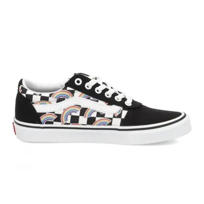 Női szabadidős lábbelik VANS WM Ward Rainbow Checkerboard multi white