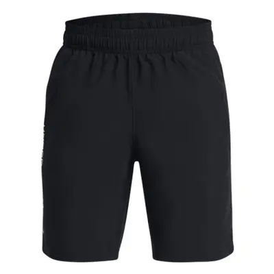 Fiú edzés rövidnadrág UNDER ARMOUR UA Woven Wdmk Shorts-BLK 001