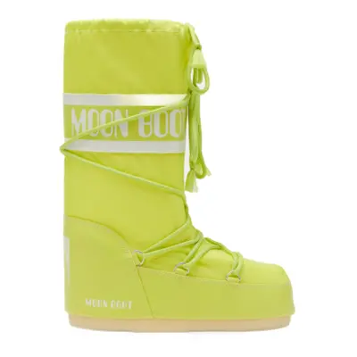 Női magas téli csizma MOON BOOT MB ICON NYLON B001 CYBER LIME