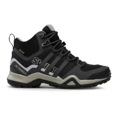 Női boka túracipő ADIDAS Terrex Swift R2 Mid GTX Ws core black solid grey purple tint