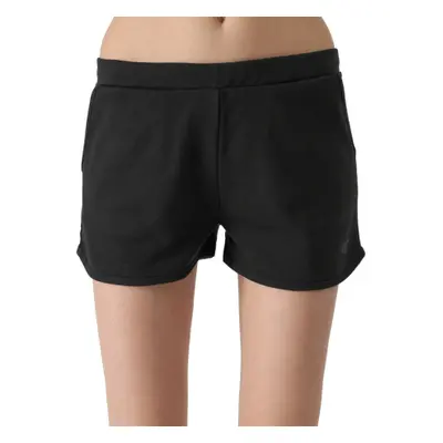 Lány tréningruha rövidnadrág 4F JUNIOR SHORTS CAS-4FJWSS24TSHOF280-20S-DEEP BLACK