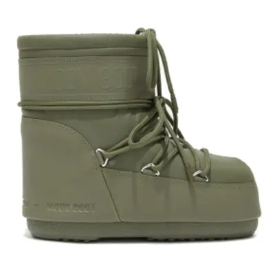 Női téli bokacsizma MOON BOOT ICON LOW RUBBER, 002 khaki