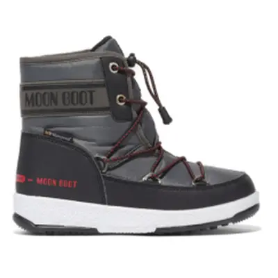 Fiú téli bokacsizma MOON BOOT Boy Mid Jr black castlerock