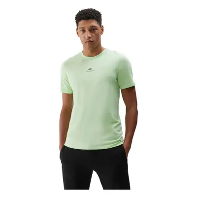 Rövid ujjú férfi póló 4F TSHIRT-4FWSS24TTSHM1282-42S-LIGHT GREEN