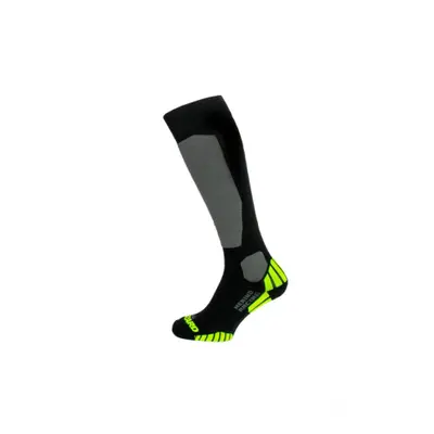 Sí térdzokni (zokni) BLIZZARD Merino Racing ski socks, black yellow