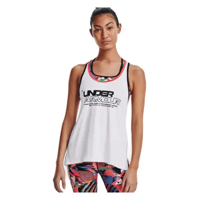 Női edzőcipő UNDER ARMOUR Knockout Tank CB Graphic-WHT